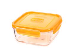 Контейнер стеклянный "Purebox Active orange" 380 мл с пластмассовой крышкой (арт. P4582, код 186570)