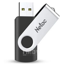 Флеш накопитель 32GB USB 2.0 FlashDrive Netac U505 пластик+металл