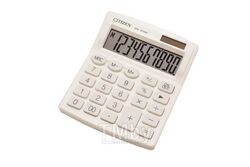 Калькулятор SDC-810NRWHE 10 разр., 2пит., 124*102*25 (настольный малый), белый Citizen SDC-810NR