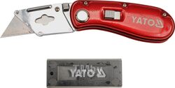 Нож с выдвижным трапециевидным лезвием (6 шт.) SK5 Yato YT-7534
