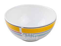 Салатник керамический PERFECTO LINEA Самсун, желтая полоска, 123 мм, круглый