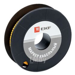 Маркер кабельный 4,0 мм2 "1" (500 шт.) (ЕС-2) EKF PROxima plc-KM-4-1