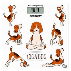 Напольные весы Scarlett SC-BS33E082 Yoga Dog