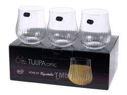Набор стаканов стеклянных "Tulipa optic" 6 шт. 350 мл Crystalex