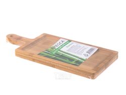 Доска сервировочная бамбуковая с ручкой 32x14x1,6 см Fresca