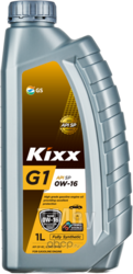 Масло моторное API: SP-RC ILSAC GF-6B, Fully Synthetic KIXX G1 SP 0W16 1L
