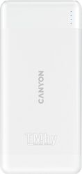 Портативное зарядное устройство Canyon CNE-CPB1009W (белый)
