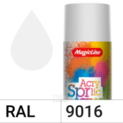 Краска белая матовая (265г) RAL 9016 MagicLine 420