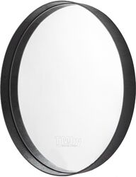 Зеркало EMZE Loft круглое в раме 40 см чёрное Emze LOFT.40.40.CHE