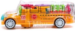 Автобус игрушечный Sima-Land Шестеренки / 7603227 (желтый)
