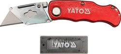 Нож с выдвижным трапециевидным лезвием (6 шт.) SK5 Yato YT-7532