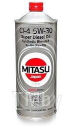 Моторное масло полусинтетическое MITASU 5W30 1L SUPER DIESEL CI-4 API CI-4 CH-4 CG-4 CF ACEA А3 B4 E3 E5 MJ2201