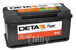 Аккумуляторная батарея 85Ah DETA POWER 12 V 85 AH 760 A ETN 0(R+) B13 352x175x175mm 20.4kg DB852