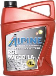 Моторное масло ALPINE RSL 5W30 LA / 0100309 (4л)