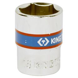 Головка торцевая стандартная шестигранная KING TONY 3/8", 16 мм 333516M