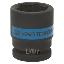 Головка торцевая ударная шестигранная KING TONY 3/4", 32 мм 653532M