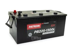 Аккумулятор PATRON POWER 12V 225AH 1300A (L+) B3 518x279x240mm 54,9kg PATRON PB225-1300L