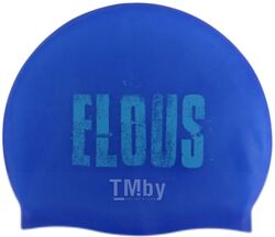 Шапочка для плавания Elous Big Stamp EL0011 (синий)