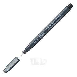 Ручка капиллярная "Pointliner" 0.3 мм, черный Pentel S20P-3A