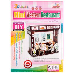 Пазл 3D "Mini Western Restaurant" Игрушка Darvish SR-T-3353