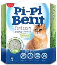 Наполнитель для туалета Pi-Pi-Bent Bent Deluxe Fresh Grass (12л/5кг)