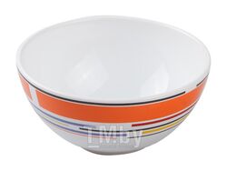 Салатник керамический PERFECTO LINEA Самсун, оранжевая полоска, 123 мм, круглый
