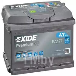 Аккумулятор Premium 47Ah 450A (R +) 207x175x175 mm EXIDE EA472