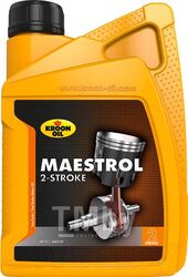 Масло моторное MAESTROL 1L Полусинтетическое масло для 2-тактных бензиновых двигателей (API TC, JASO FD, ISO-L-EGD, Global GD, Husqvarna 272, 2-Stroke DF) KROON-OIL 02220