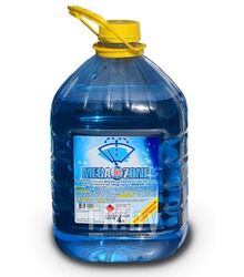 Жидкость стеклоомывателя зимняя 4л - зимняя, Classic -20С, на основе этилового спирта MEGAZONE 9000065