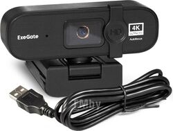 Web-камера ExeGate Stream HD 4000 4K T-Tripod (EX287383RUS) Black