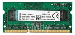 Модуль памяти Kingston 4GB DDR3 1600MHz SO-DIMM KVR16LS11/4