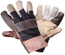 Перчатки кожаные, комбинированные (защитные от механических повреждений) AIRLINE AWG-S-13