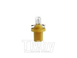 Лампа накаливания 10шт в упаковке 12V 1,5W BX8,5D YELLOW (жёлтая) NARVA 17050