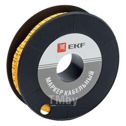 Маркер кабельный 4,0 мм2 "3" (500 шт.) (ЕС-2) EKF PROxima plc-KM-4-3