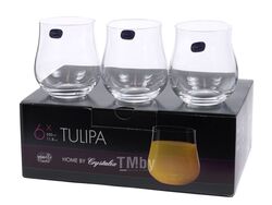 Набор стаканов стеклянных "Tulipa" 6 шт. 350 мл Crystalex