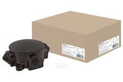 Коробка электромонтажная КЭМ 1-10-4М ОП D72 мм IP44, 4-x рожк. (карболит) TDM SQ1401-1003