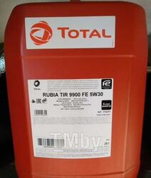 Масло моторное синтетическое TOTAL RUBIA TIR 9900 FE 5W30, канистра 17,5кг
