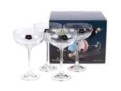 Набор бокалов для шампанского стеклянных "Pralines" 4 шт. 180 мл Crystalex