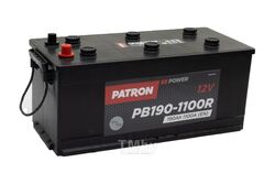 Аккумулятор PATRON POWER 12V 190AH 1100A ETN 4(R+) B3 513x223x223mm 43kg PATRON PB190-1100R