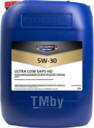 Синтетическое моторное масло AVENO Ultra Low SAPS HD 5W-30 20 л