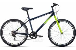 Велосипед Forward Altair MTB HT 26 1.0 2022 / RBK22AL26105 (19, темно-синий/зеленый)