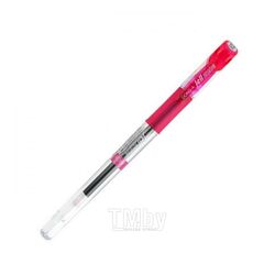 Ручка гелевая "Jell-Zone Standard" 0,5 мм, пласт., прозр., стерж. красный Dong-A 84748