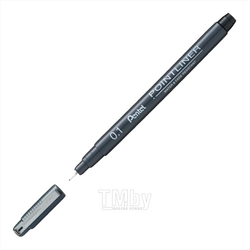 Ручка капиллярная "Pointliner" 0.1 мм, черный Pentel S20P-1A