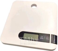 Весы кухон с чашей 5кг электронные белый SAKURA SA-6051W