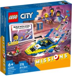 Конструктор Lego City Детективные миссии водной полиции 60355