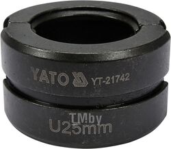 Обжимочная головка тип U 25мм для YT-21735 YT-21742 Yato YT-21742