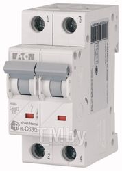 Автоматич. выключатель Eaton HL-C63/2, 2P, 63A, тип C, 4.5кA, 2M