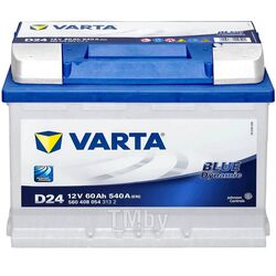 Аккумуляторная батарея VARTA BLUE DYNAMIC 19.5/17.9 евро 60Ah 540A 242/175/190 560408054
