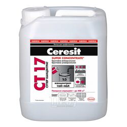 Грунтовка акриловая Ceresit CТ 17 Суперконцентрат 1л (1 кг)