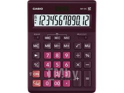 Калькулятор CASIO GR-12 12 разр. бордо бухгалтерский